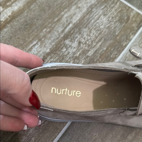 Nurture by Lamaze Beige Perforated Athletic Shoes - Picture 7 of 11